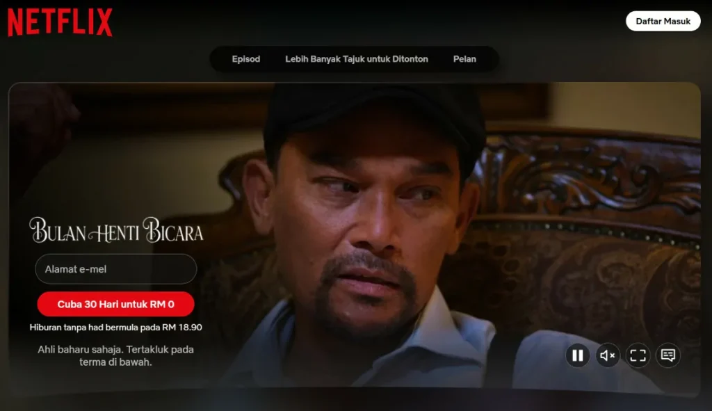 bulan henti bicara di netflix