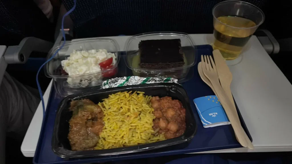 makanan halal flight KLM