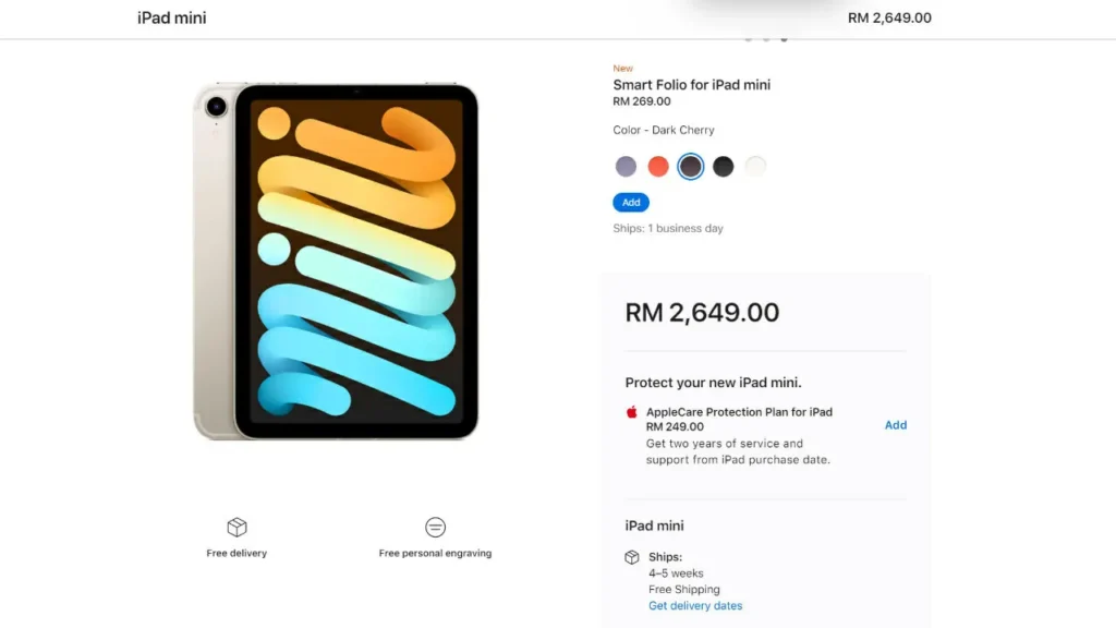 beli ipad mini 6th gen