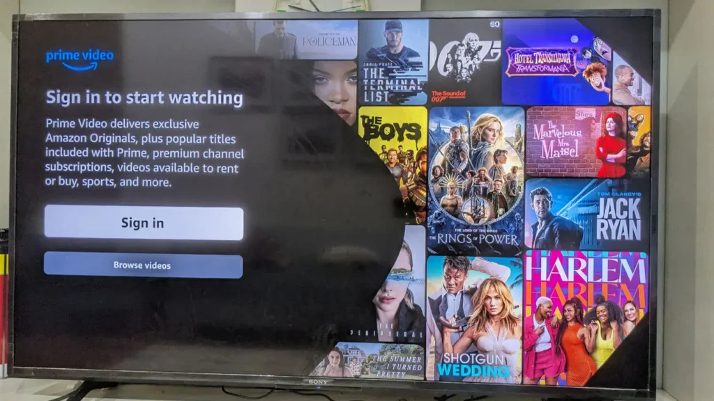 cara tonton prime video di android tv