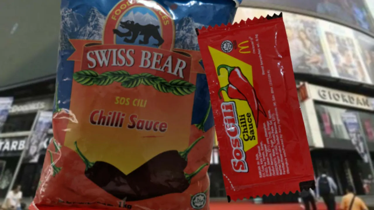 sama sos cili swiss bear dan sos cili mcdonalds