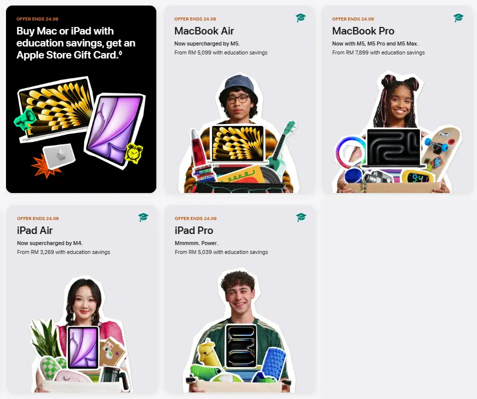 tawaran Apple Education Price - UNiDAYS
