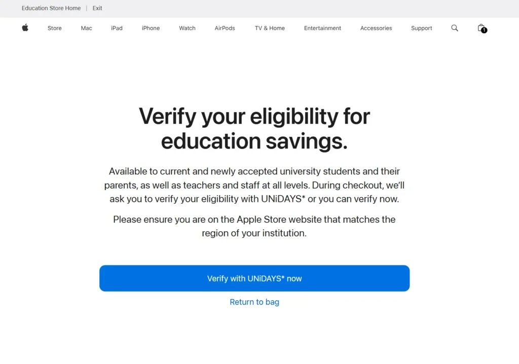 verify unidays