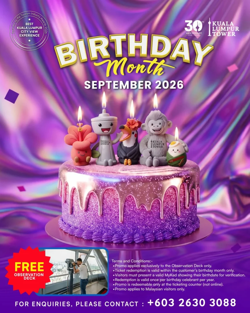 hadiah hari jadi menara KL