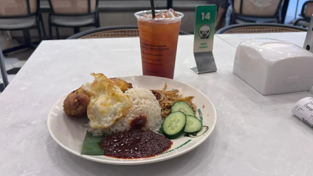 nasi lemak burung hantu di TBG